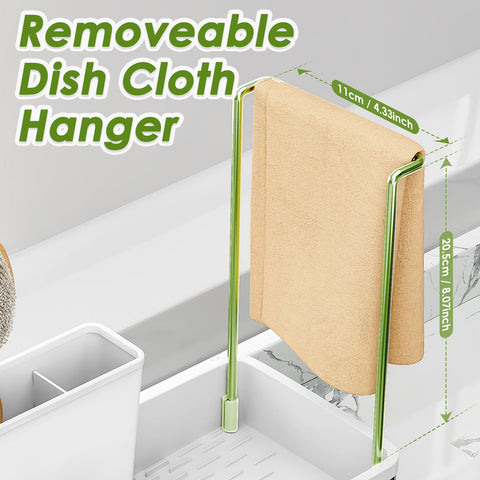 Ewaiira removable brush holder adapts to different cleaning tools.