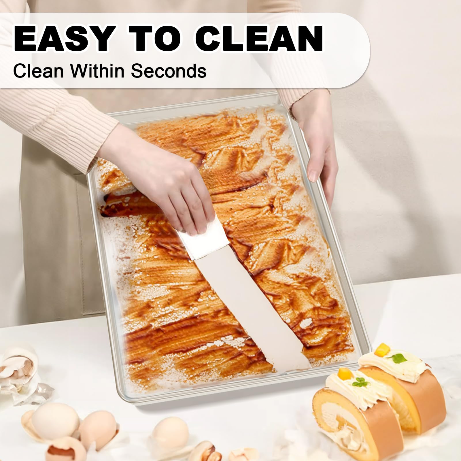 EWFEN 24-inch set ideal for sheet pan dinners and meal prep.