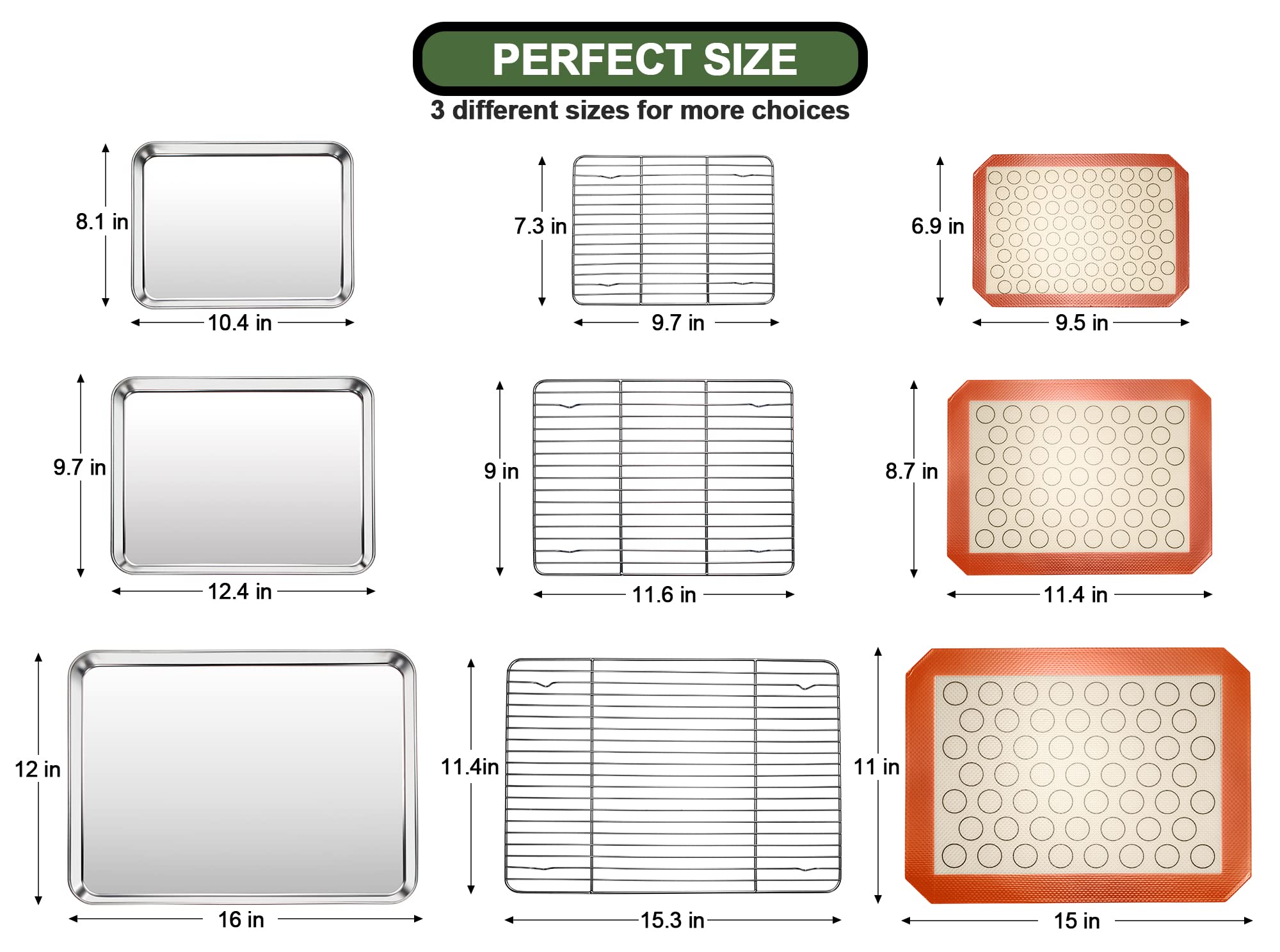 EWFEN cooling rack elevates foods for crisp texture and drainage.
