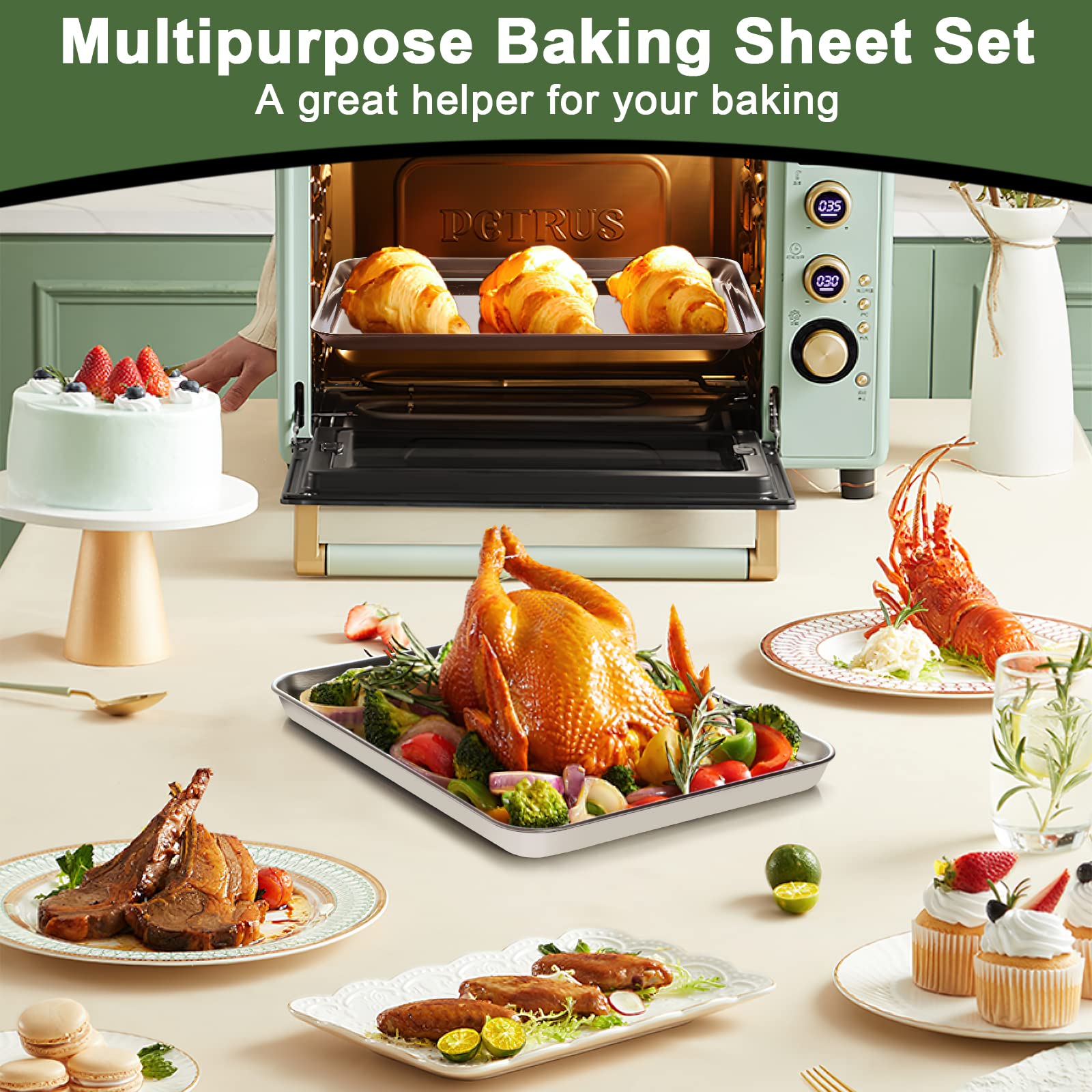 EWFEN easy-clean design speeds cleanup after busy bakes.
