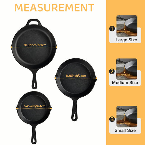 EWFEN 10-inch skillet searing meat for a flavorful crust