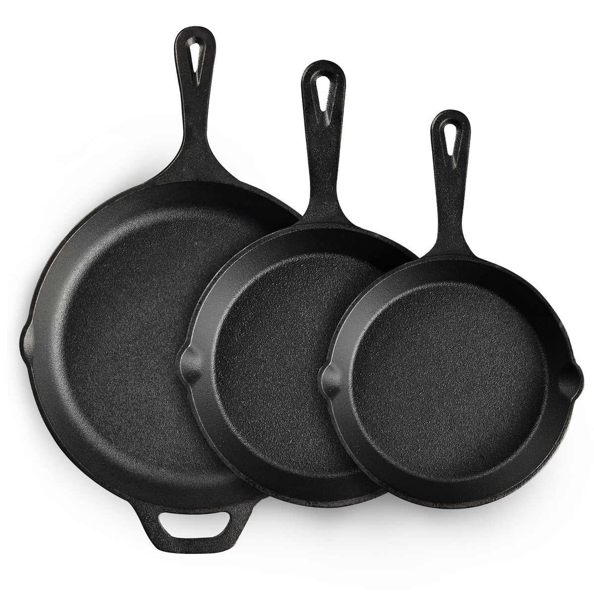 EWFEN cast iron 6-inch skillet on stove for quick searing