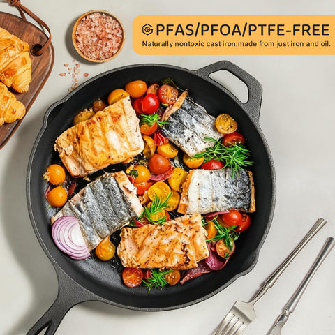 EWFEN induction-ready skillet on modern cooktop for versatile use