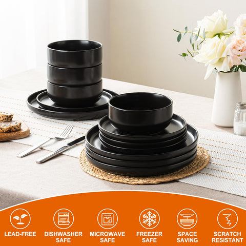 EWFEN stoneware is dishwasher and microwave safe for easy cleanup.