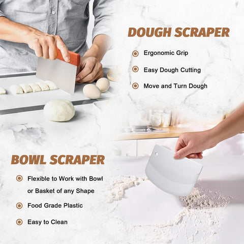 EWFEN Dough scraper for clean dough manipulation