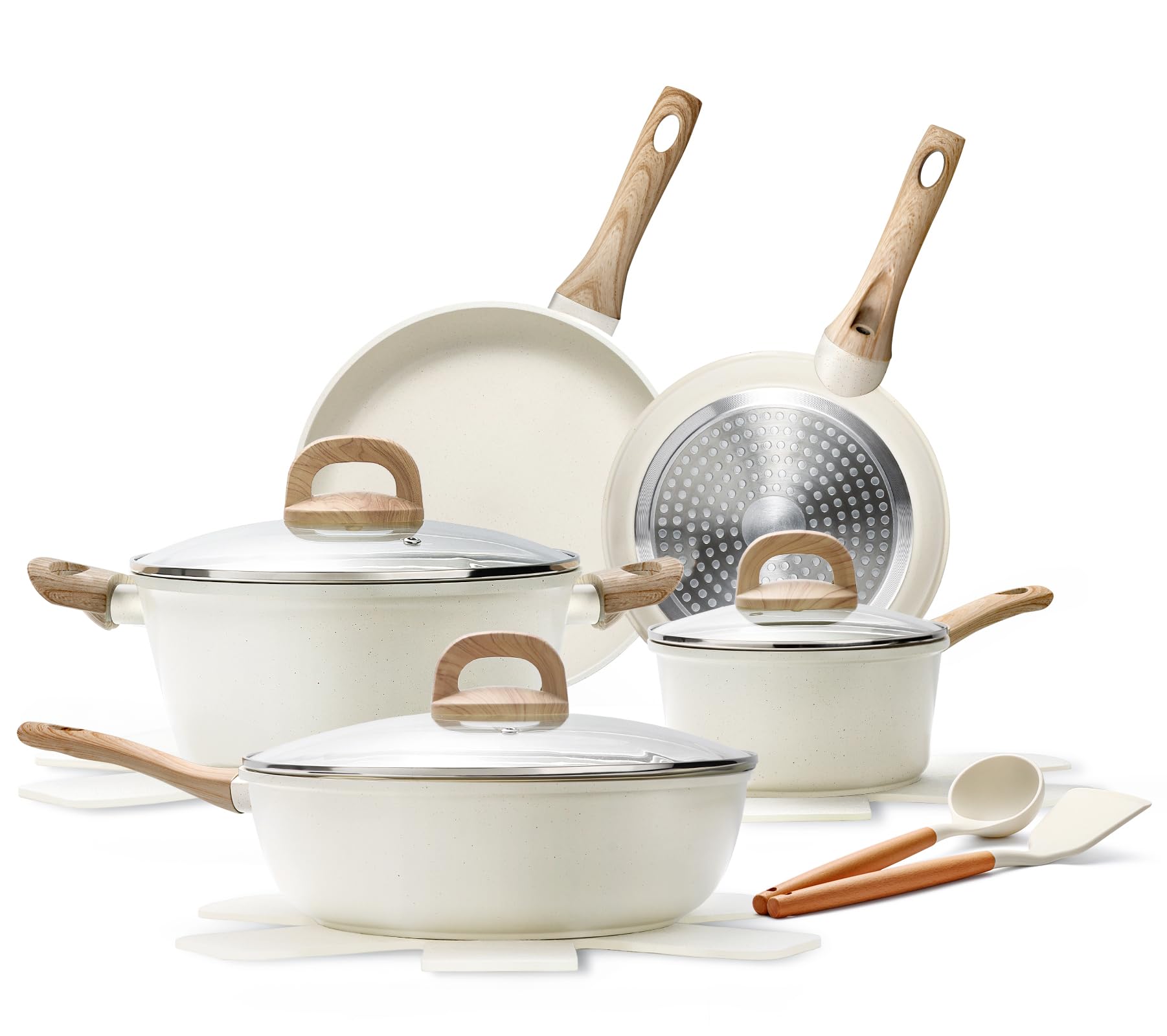 EWFEN granite nonstick coating for easy release and cleanup.