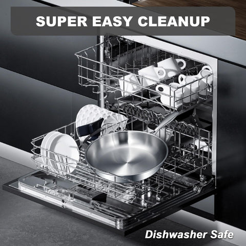 EWFEN heavy-duty stainless pan with durable layers designed for longevity.
