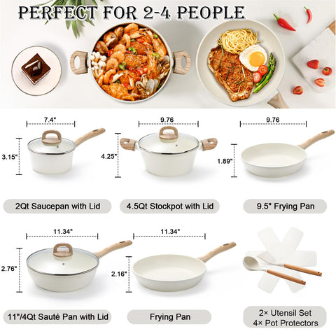 EWFEN induction-compatible base ensures even heating on all stoves.