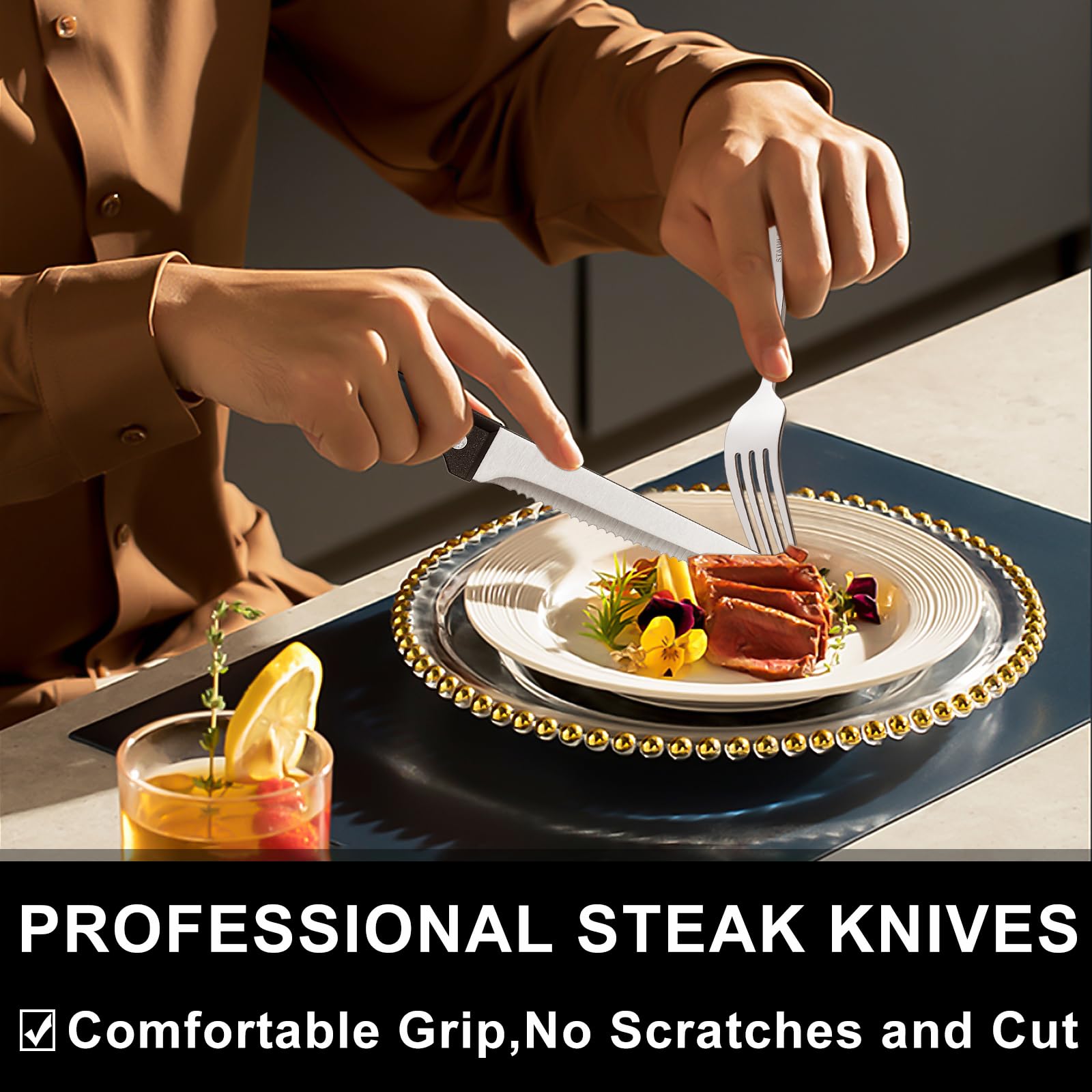 EWFEN rust-proof dishwasher-safe silverware for reliable everyday use.