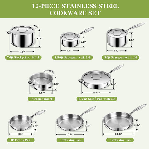 EWFEN 1.5qt saucepan with lid ready for simmering sauces and soups