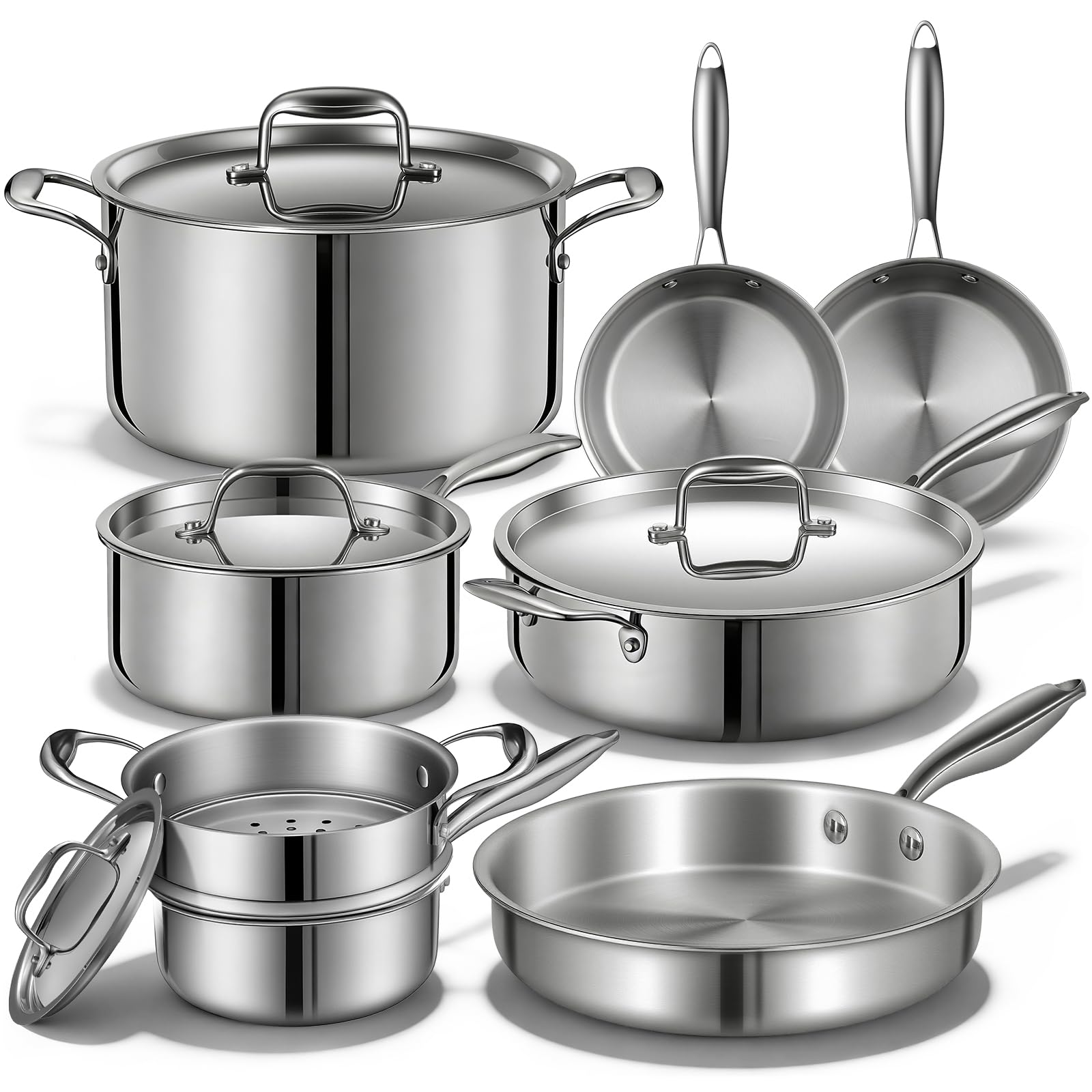 EWFEN triple ply lids shown for secure moisture retention during cooking