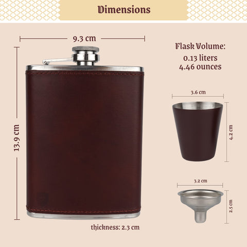 Excalibur Brothers funnel included for easy filling and clean pours