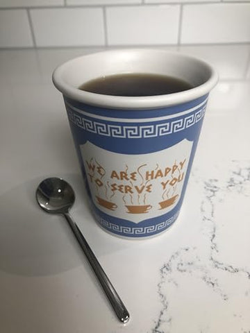 ExceptionLab coffee cup, 10oz capacity for everyday brew.