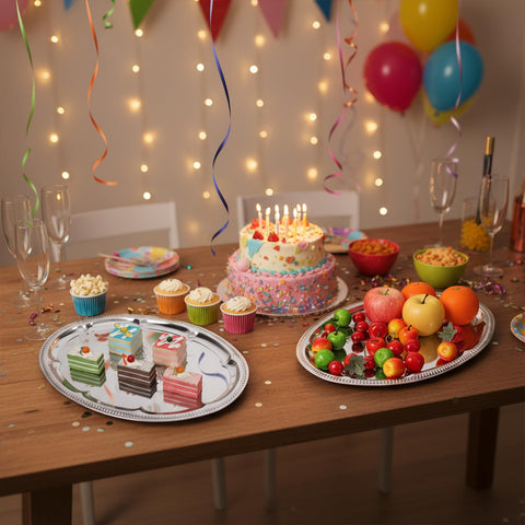 Exclaith bar and party tray perfect for stylish serving at gatherings.