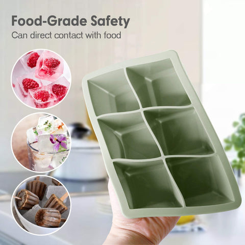 Excnorm 6-cavity pack provides large ice options for entertaining.