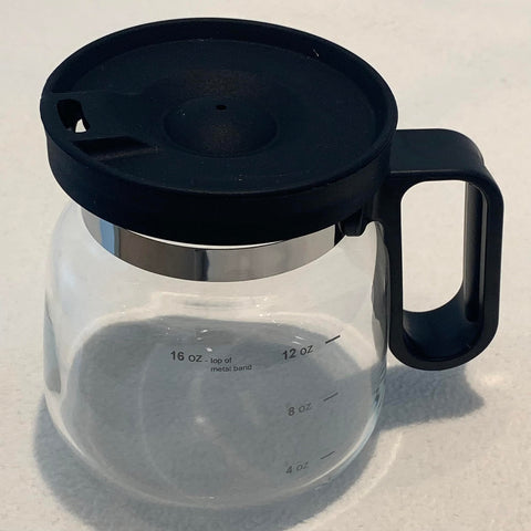 EXIGENT Coffee Pot on-desk display suits office spaces and home kitchens.