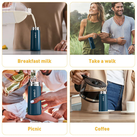 Exllena 304 stainless steel bottle offers durable everyday performance.