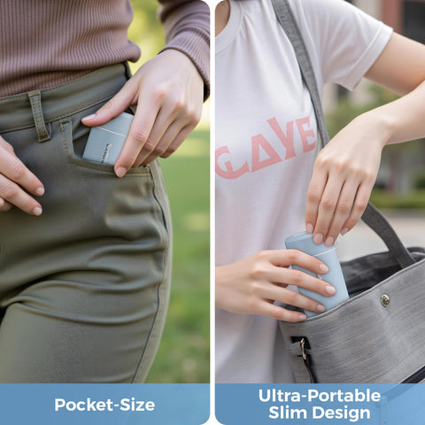 Exllena compact bottle ideal for outdoor breaks and hikes.