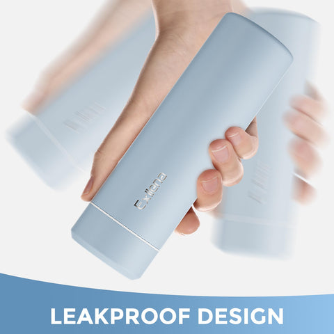 Exllena hot and cold performance bottle in use