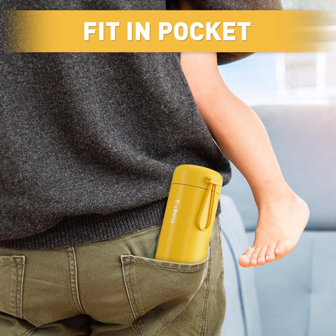 Exllena leak-proof cap with silicone seal prevents spills in bags.