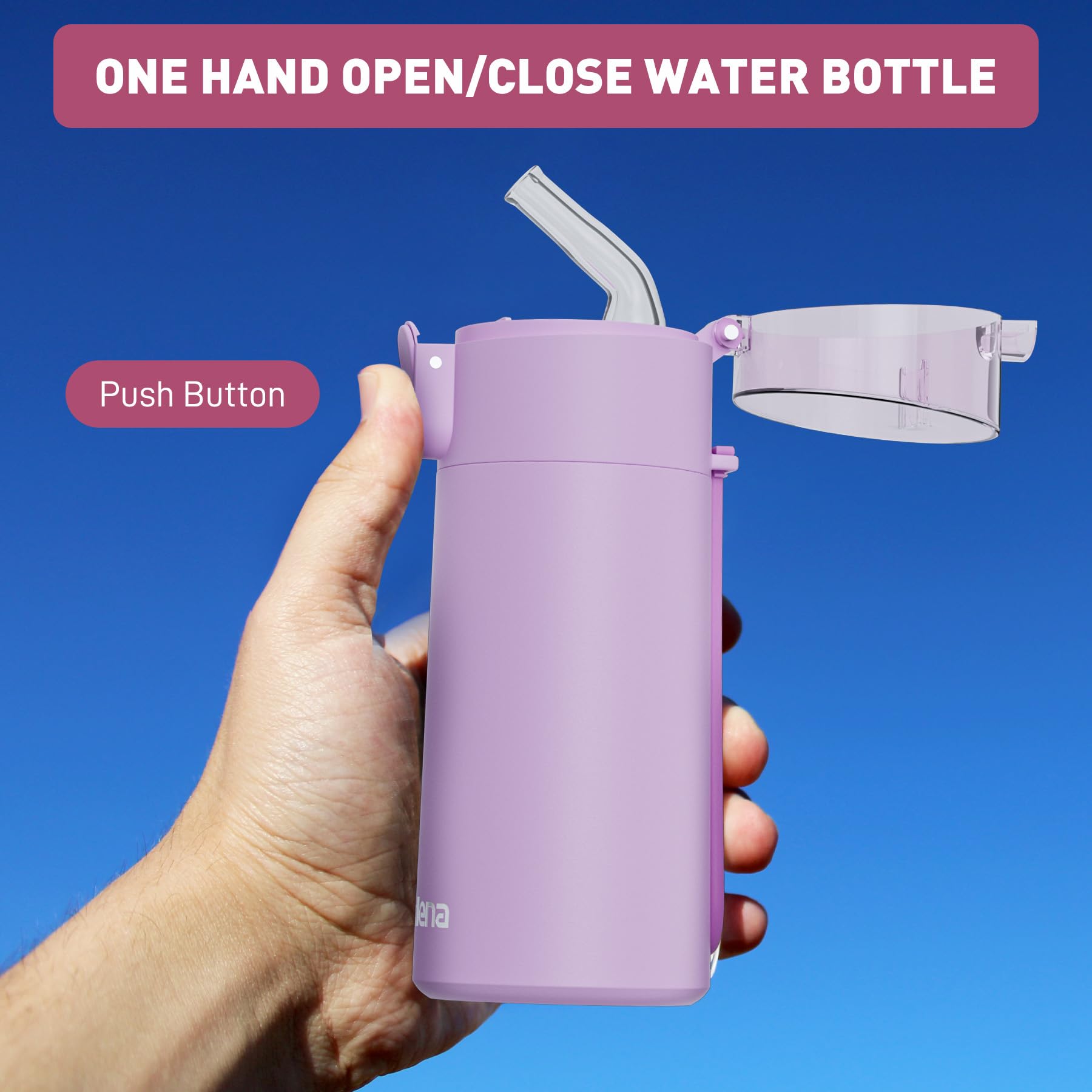 Exllena Lilac compact size fits pockets and lunch bags