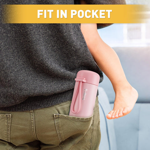 Exllena mini bottle for school or commute fits purses and backpacks