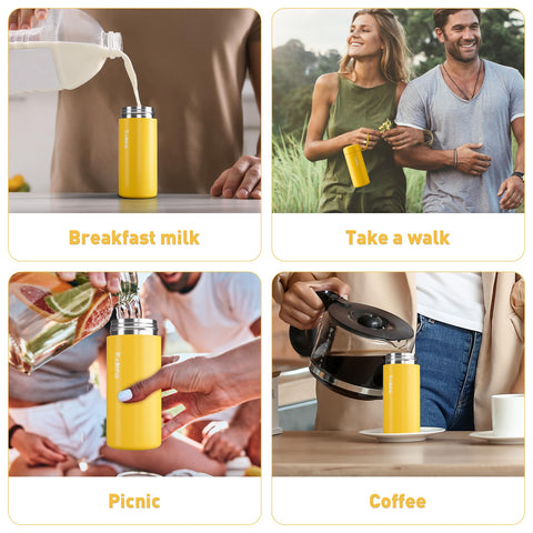 Exllena purse-friendly bottle fits into small bags for quick hydration.