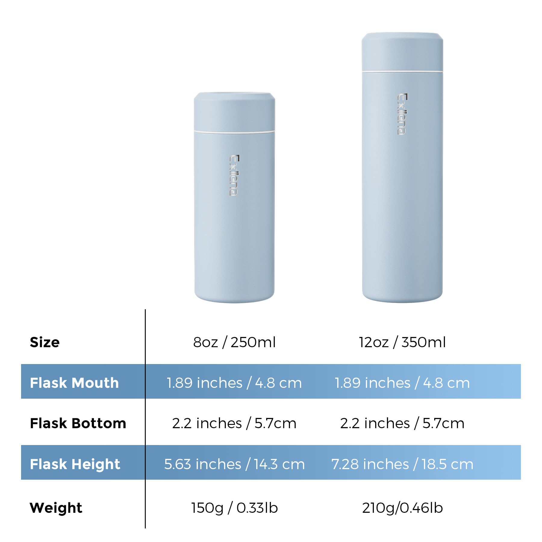 Exllena travel-friendly bottle in purse for on-the-go hydration