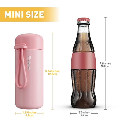 Exllena water bottle with carry handle for easy carry