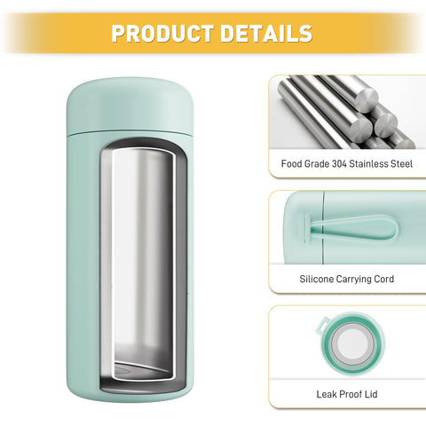 Exllena water bottle purse with carry handle for easy transport