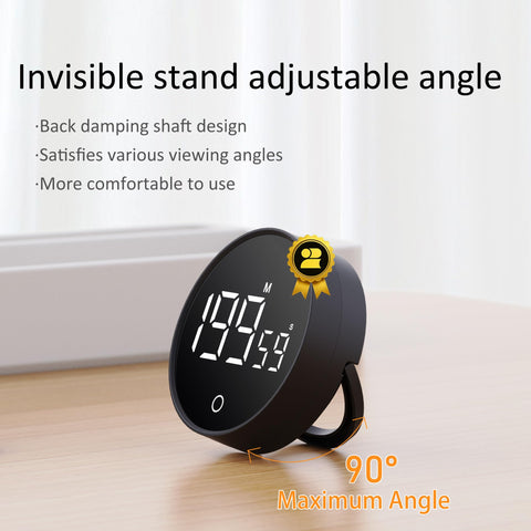 Exlliy timer with adjustable volume, suitable for classroom or kitchen environments.