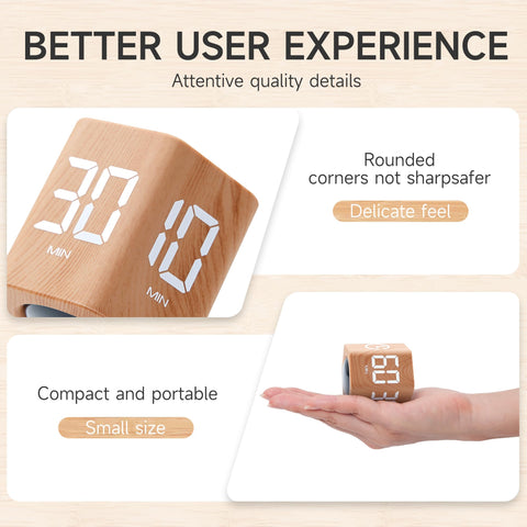Exlliy Productivity Timer illuminated display for clear visibility in any room