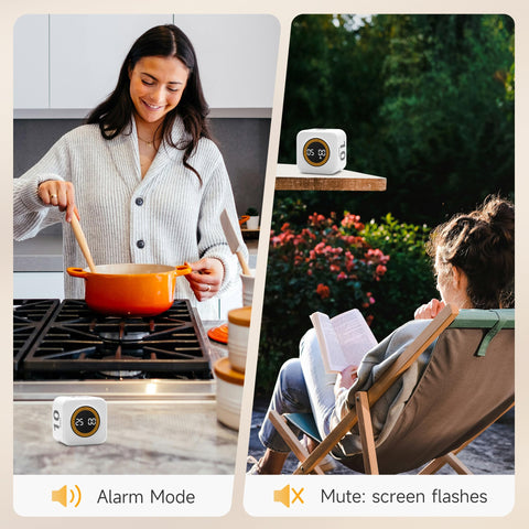 Exlliy timer used in kitchen tasks for timed steps.