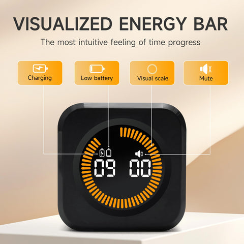Exlliy energy-bar display emphasizes progress during 25-minute focus blocks.