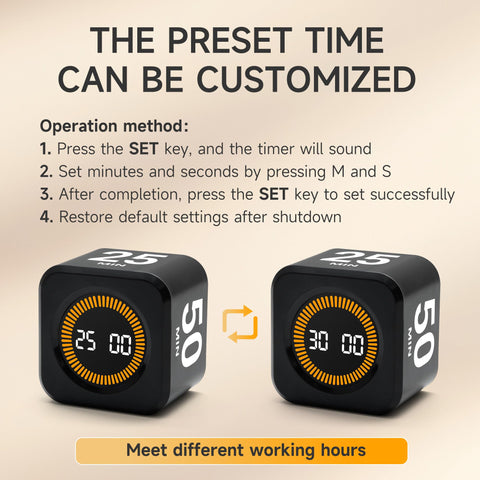 Exlliy timer in standby mode demonstrates auto power-saving feature.