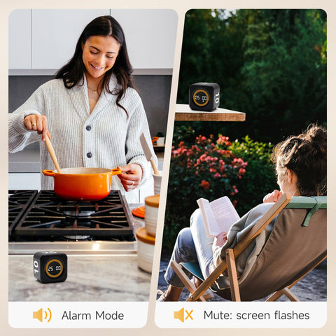 Exlliy timer helps work, kitchen, and study spaces.