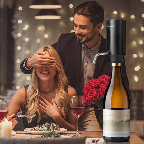 Exptolii gift kit wine aerator as a thoughtful present for wine lovers.