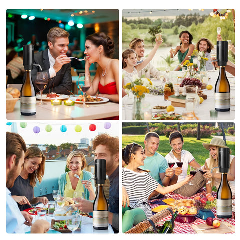 Exptolii one-touch operation simplifies wine serving at home.