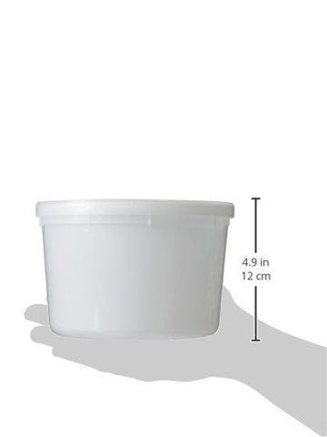 Extreme Freeze Reditainer 64oz deli container, stackable design saves fridge space.