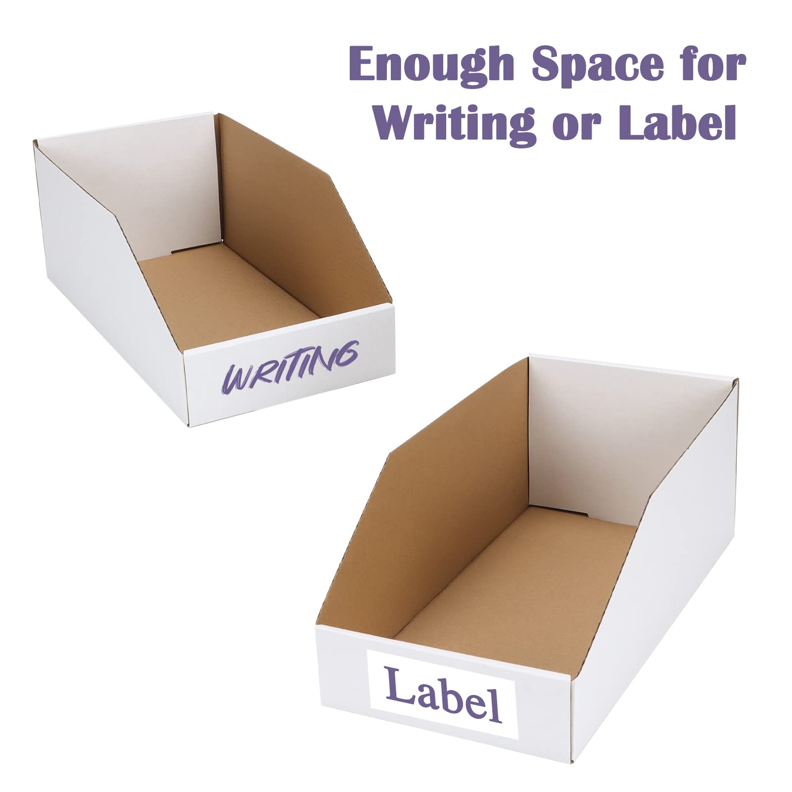 EXYGLO storage boxes easy assembly without tape or staples for instant setup.