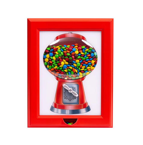 Eye Candy Frame 3D globe artwork adds playful visual appeal