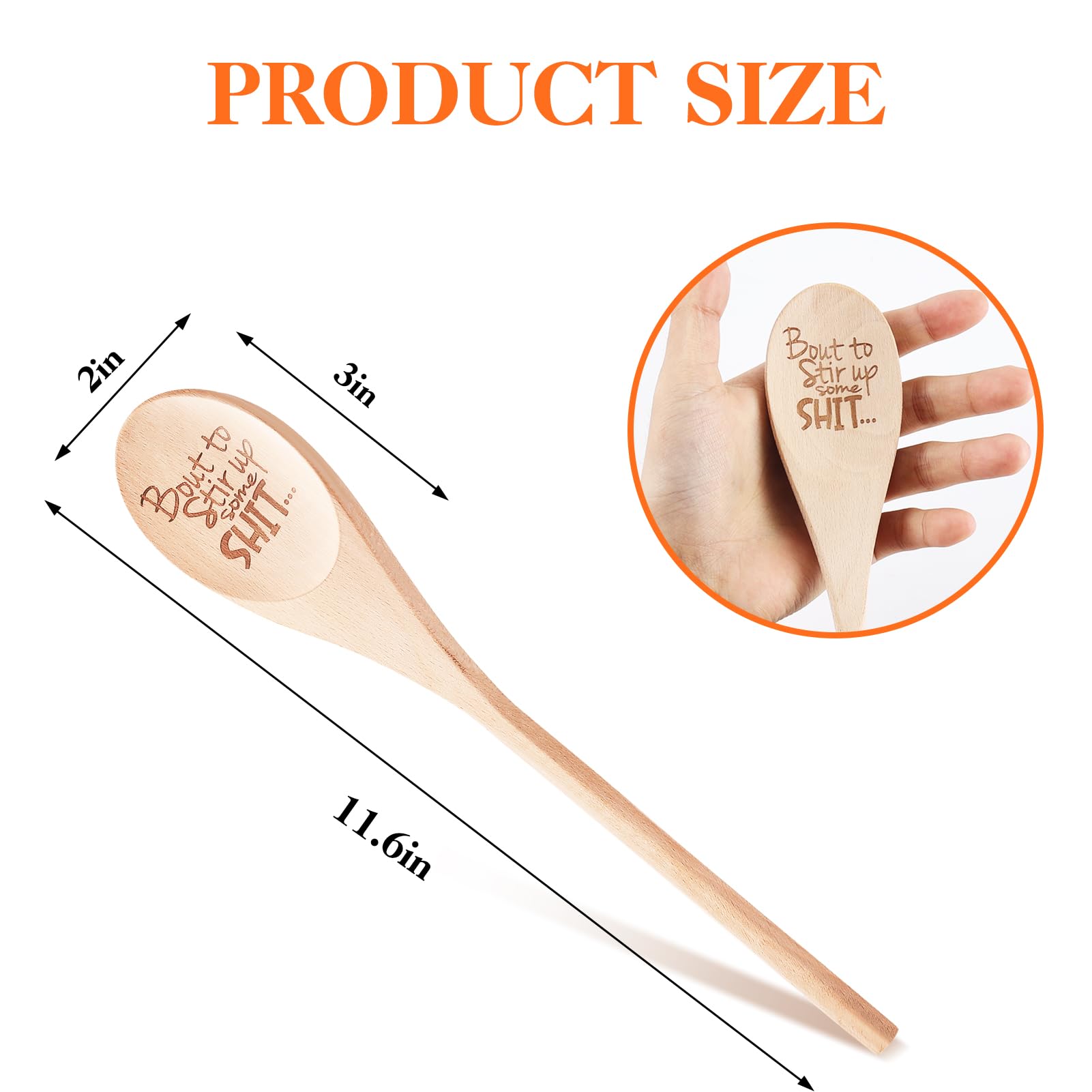 EYEOO gift-ready wooden spoon for holidays and birthdays.