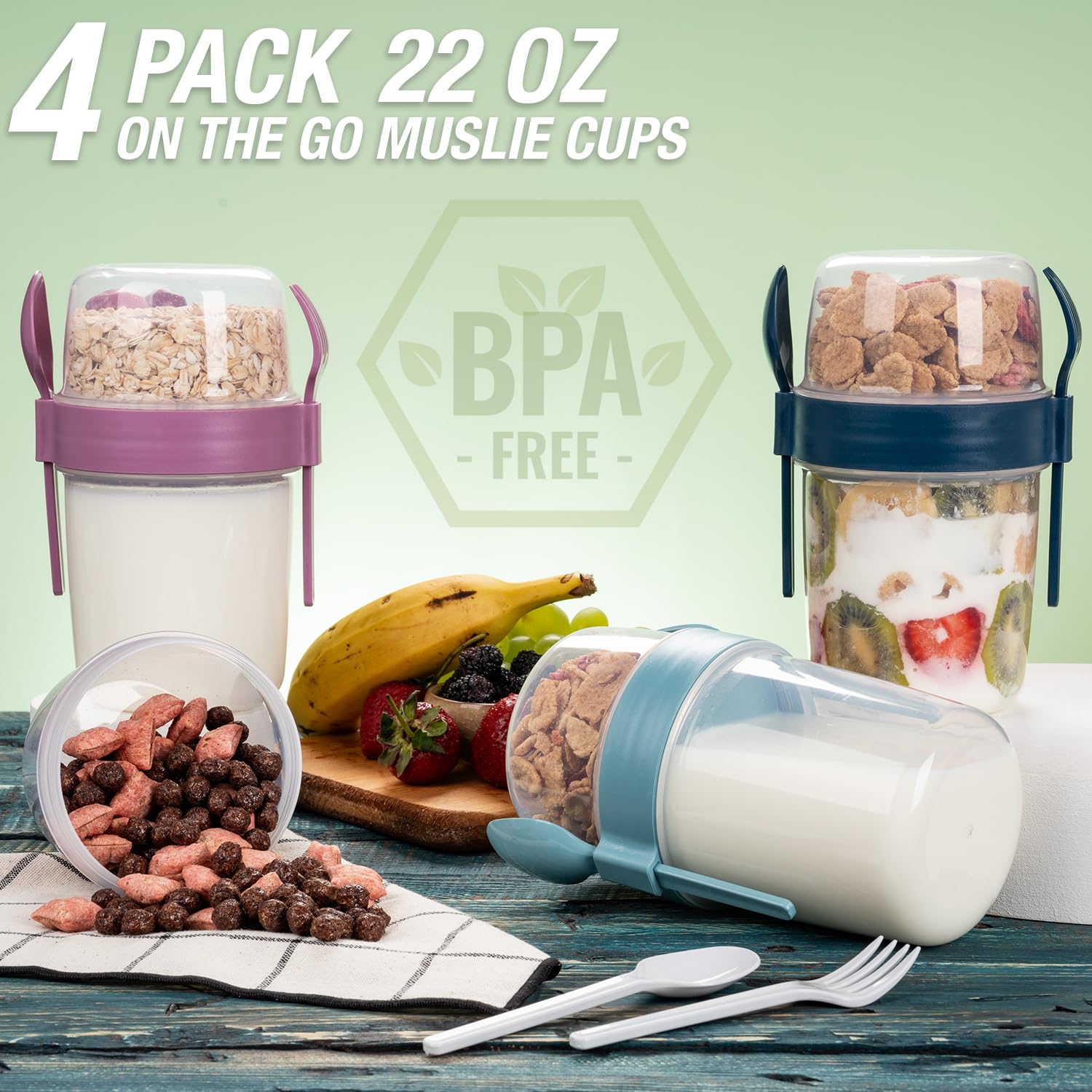 EYNEL cereal-to-yogurt separation cups keep textures distinct.