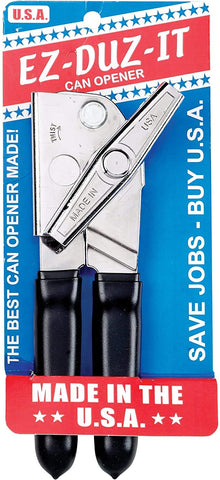 EZ PICK UP EZ-DUZ-IT deluxe can opener gear-driven mechanism enables smooth turning