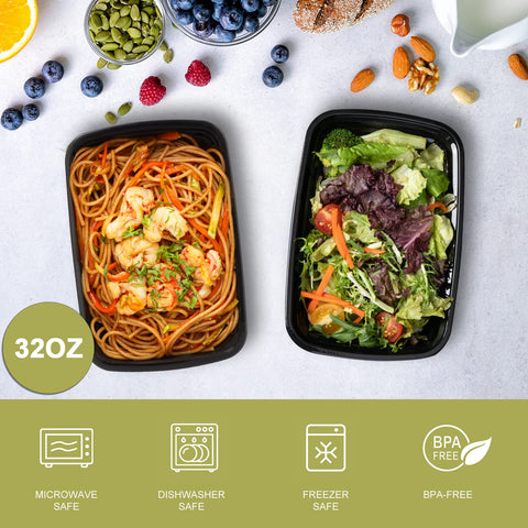 Ezalia BPA-free lids for safe, organized meal prep and transport.