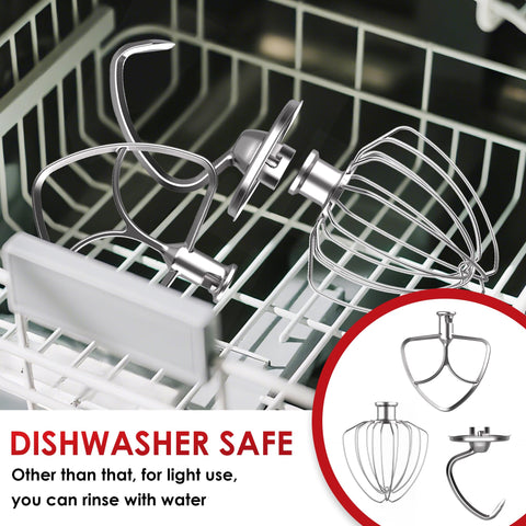 Ezato K45DH dough hook demonstrating durable stainless steel construction