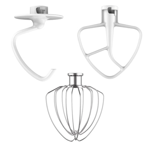 Ezato K45WW wire whip for KitchenAid boosts airy egg whites and whipped cream.