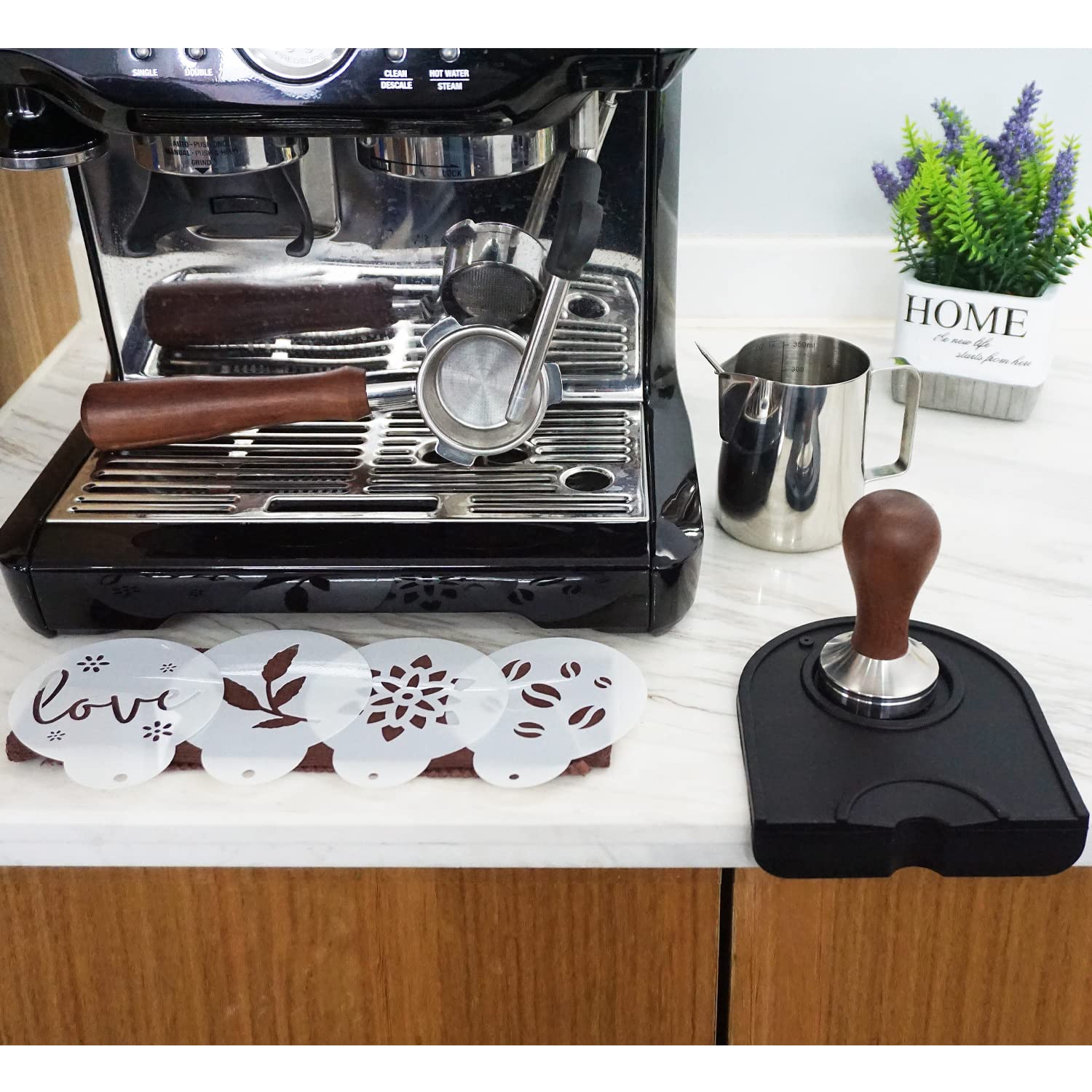 Ezebesta dishwasher-safe tamper and components for easy cleanup