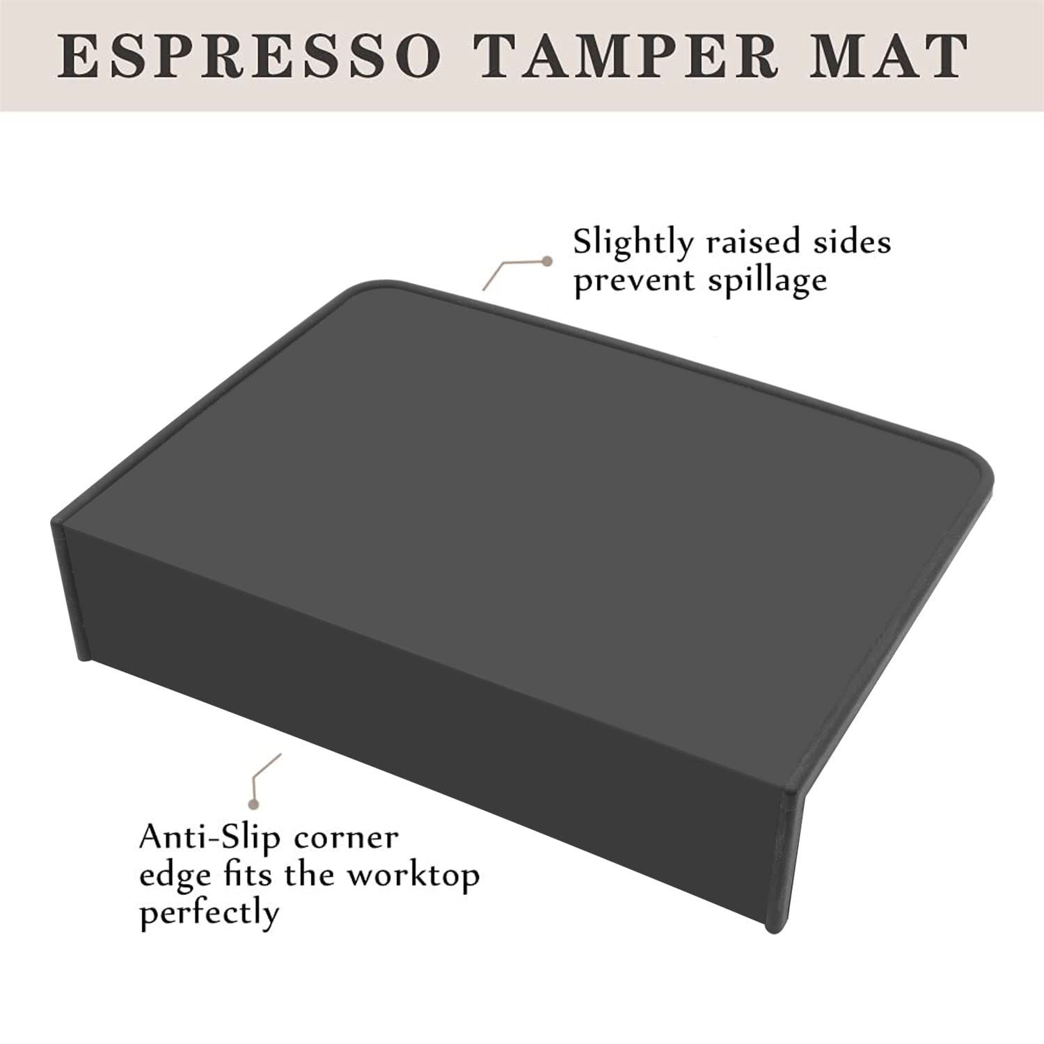 Ezebesta portafilter protection mat guards counters during espresso prep