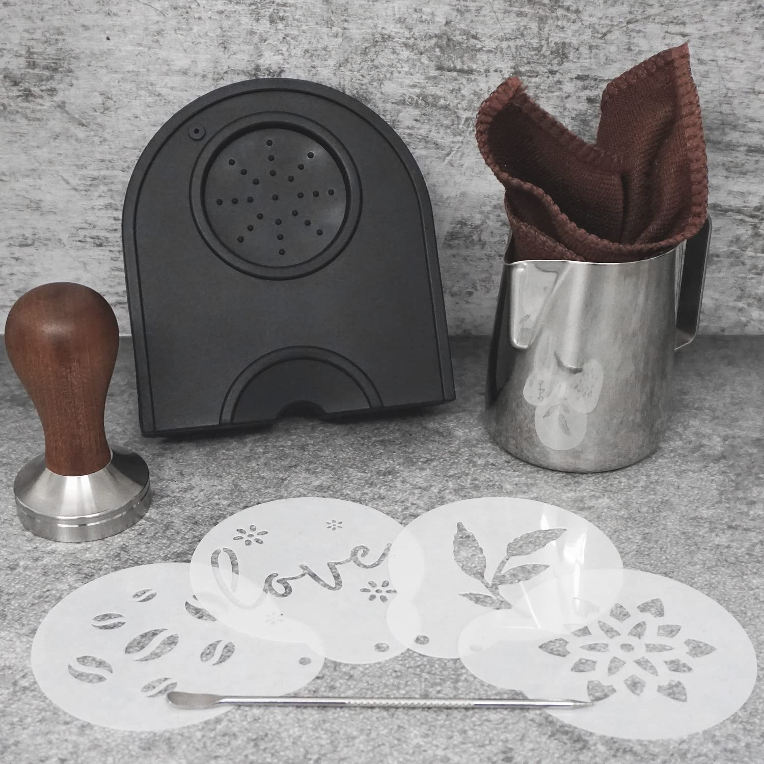 Ezebesta wooden-handle tamper with comfortable grip and quality feel